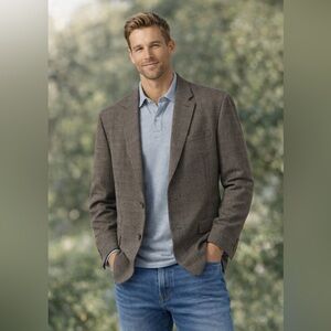 Lyle and Scott Plaid Wool Sport Coat Size 44R